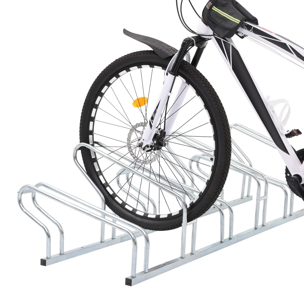 Support à vélo pour 6 vélos Autoportant Acier galvanisé