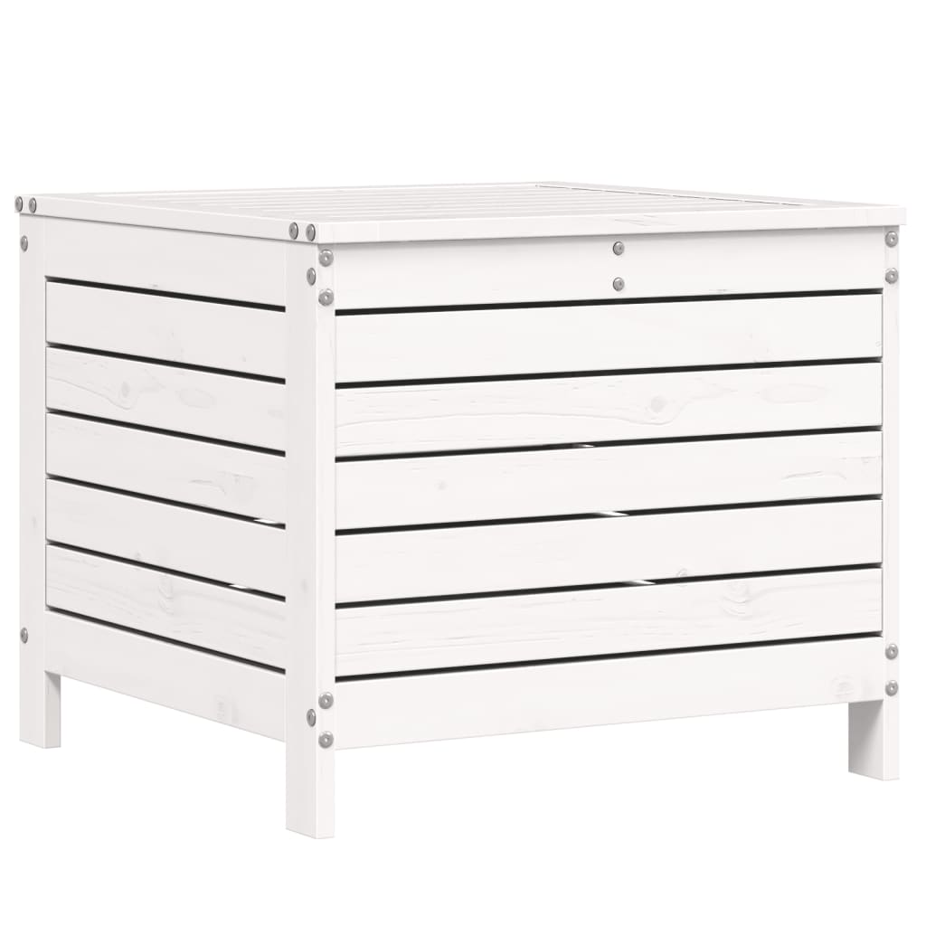 5-piece garden sofa set white solid pine