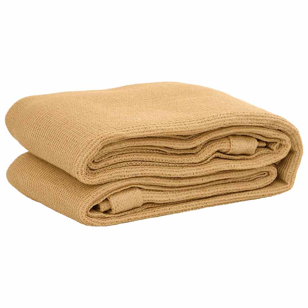 Zeltteppich Sandfarbe 400x800 cm HDPE