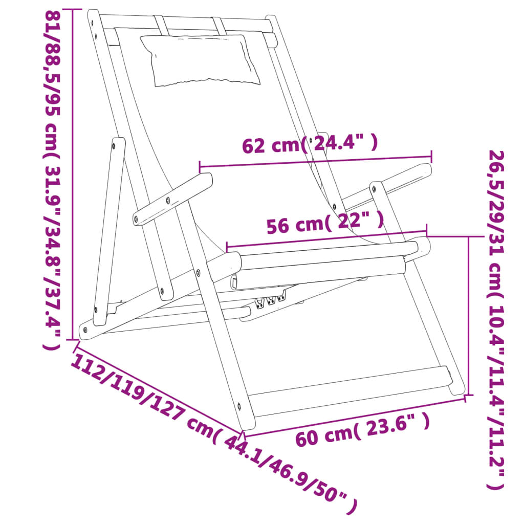 Klappstühle, 2 Stück, mehrfarbiger Stoff