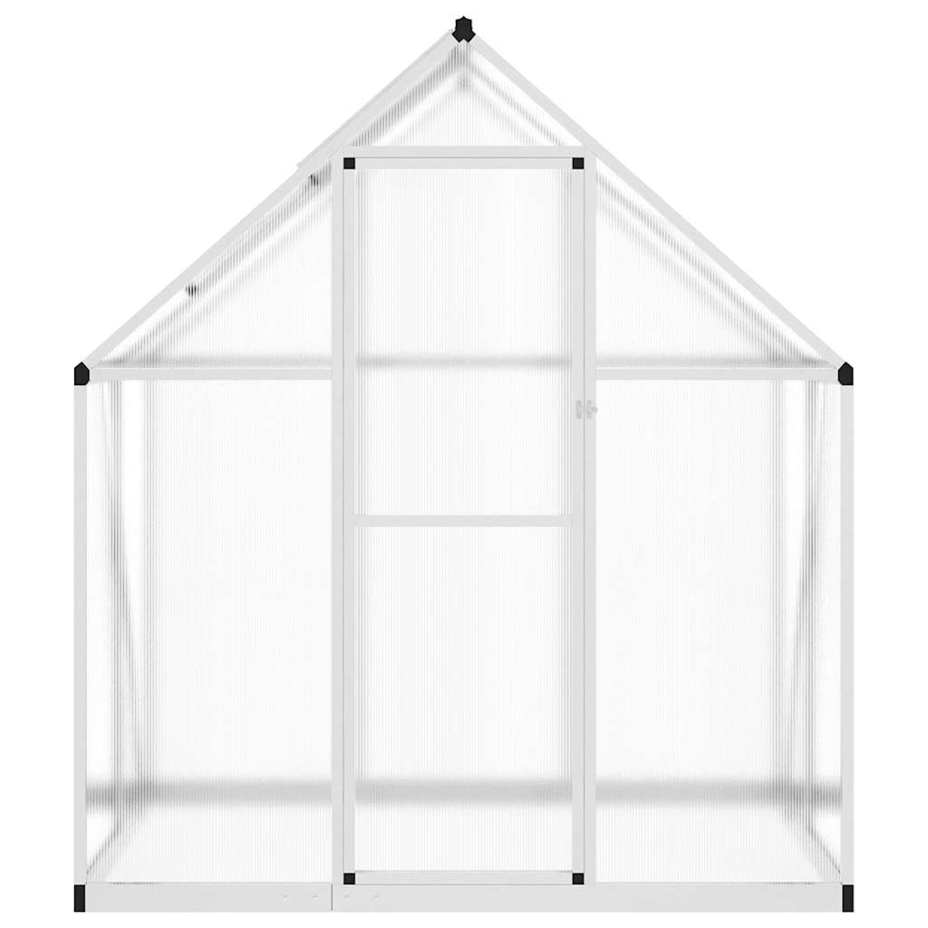 Greenhouse with foundation frame Silver 169x114x195 cm Alu