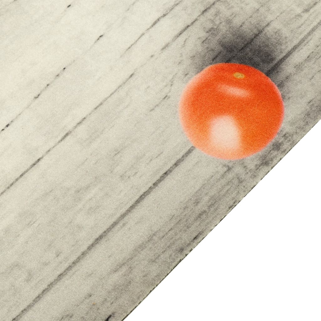 Tapis de cuisine lavable tomates 60x300 cm velours