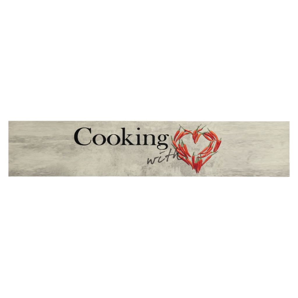 Kitchen Rug Washable Paprika 60x300 cm Velvet