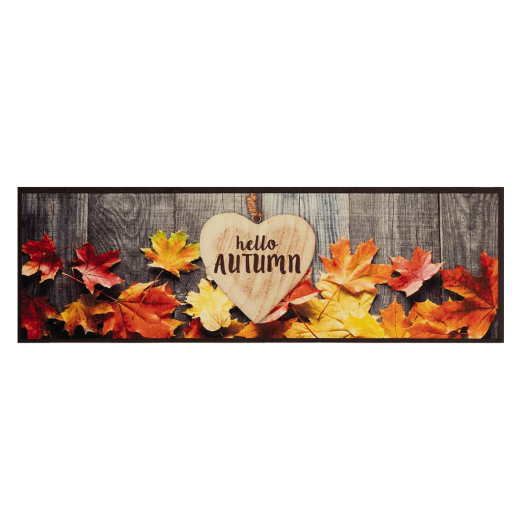 Tapis de cuisine lavable automne 60x180 cm velours
