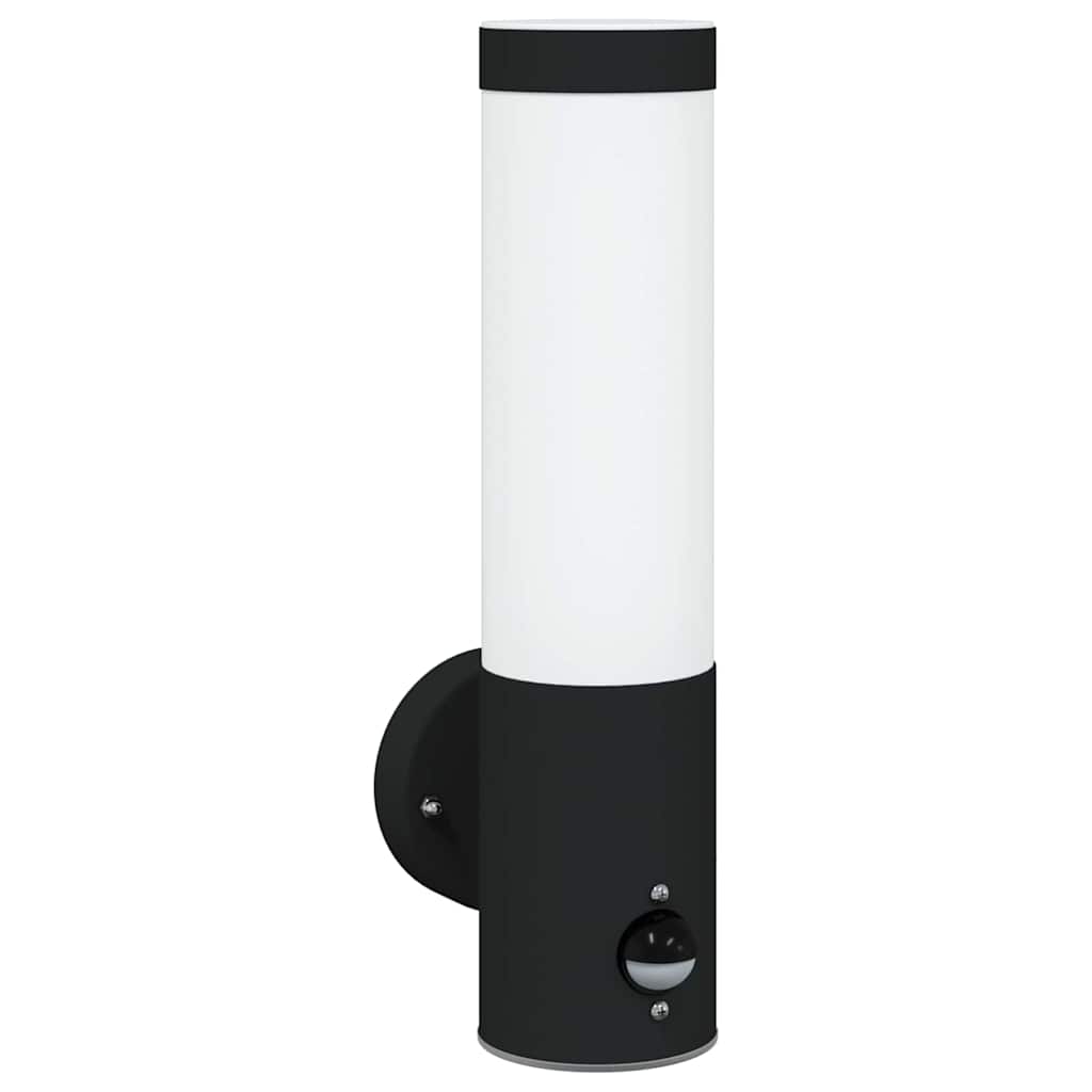 Außenwandlampen 2 pcs Schwarz 12 x 7.5 x 29 cm Edelstahl