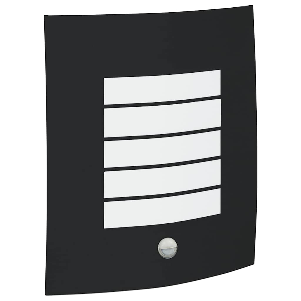Außenwandlampen 2 pcs Schwarz 23.5 x 10.5 x 26 cm Edelstahl