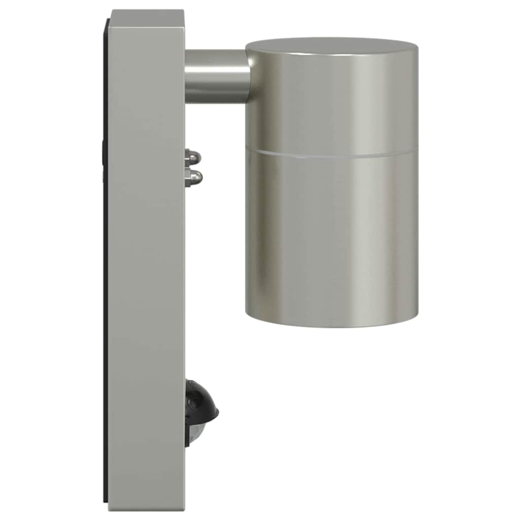 Außenwandlampen 2 pcs Silber 6,5 x 10,5 x 16 cm Edelstahl