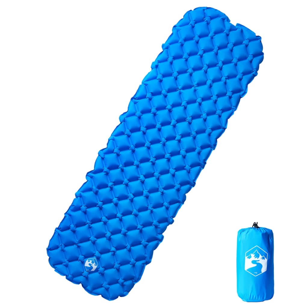 Inflatable Sleeping Mat Blue 190x58x6 cm