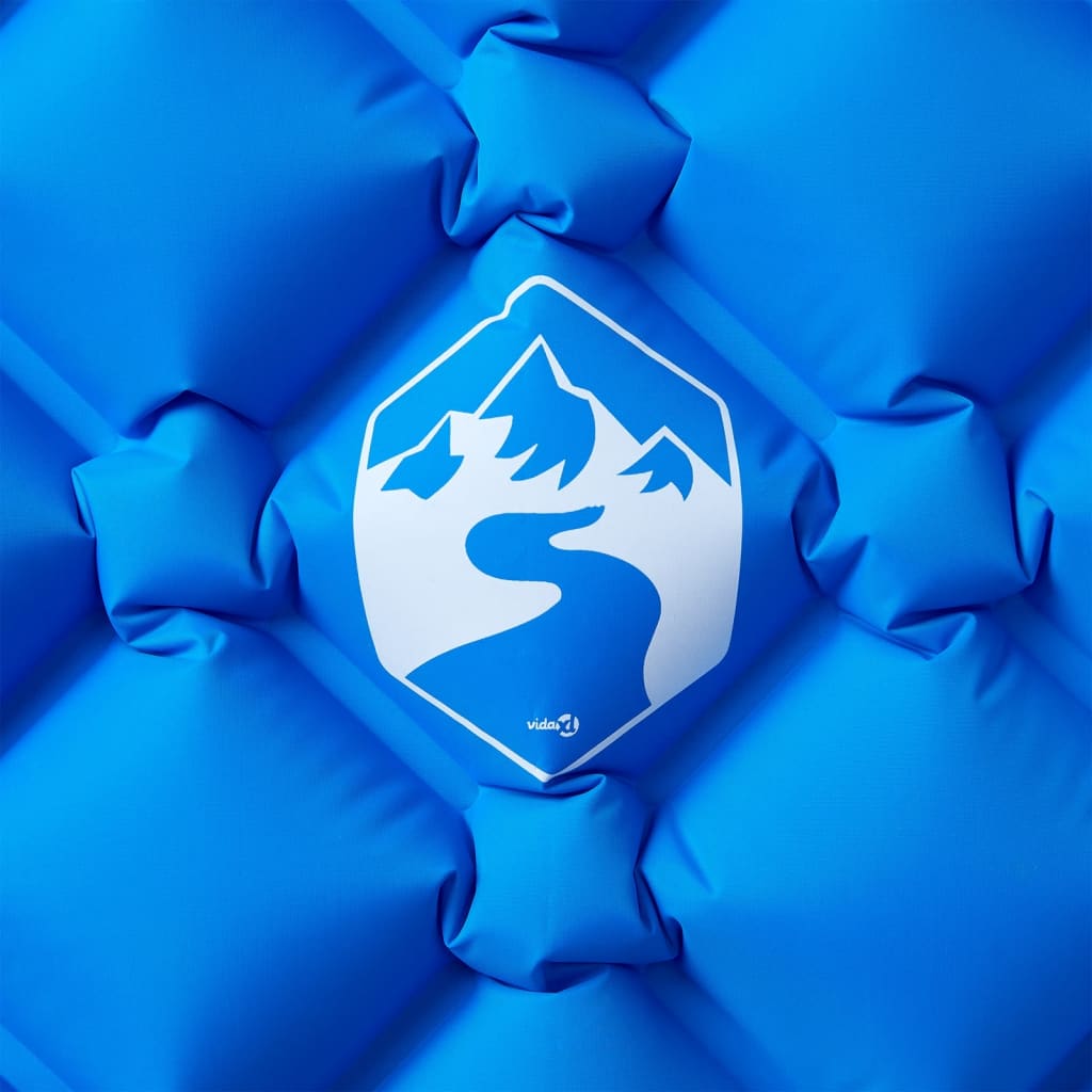 Inflatable Sleeping Mat Blue 190x58x6 cm