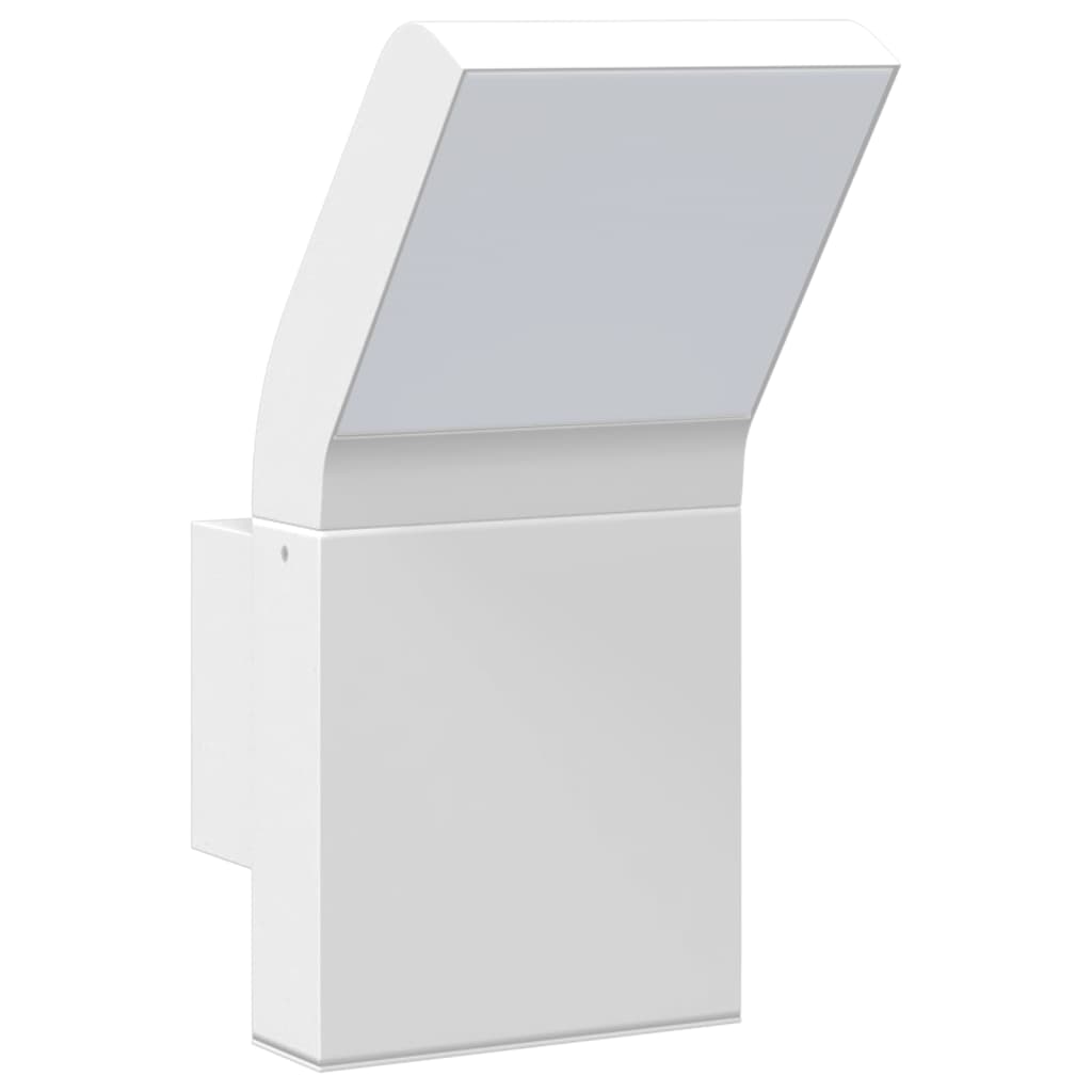 Appliques d'extérieur LED 2 pcs. Aluminium moulé sous pression blanc