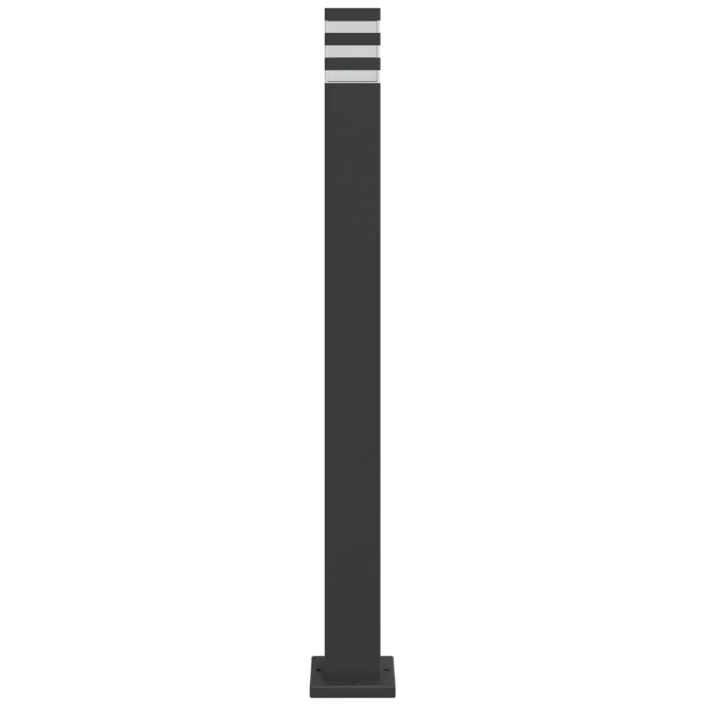 Path Lights 3 pcs. Black 110 cm Aluminum