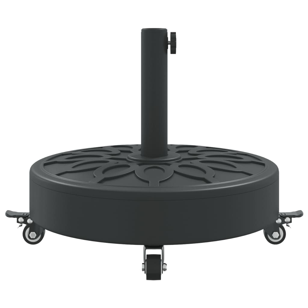 Sonnenschirmständer mit Rollen für Ø38/48 mm Mast 27 kg Rund
