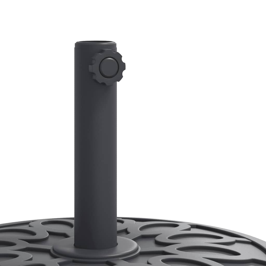 Sonnenschirmständer mit Rollen für Ø38/48 mm Mast 27 kg Rund