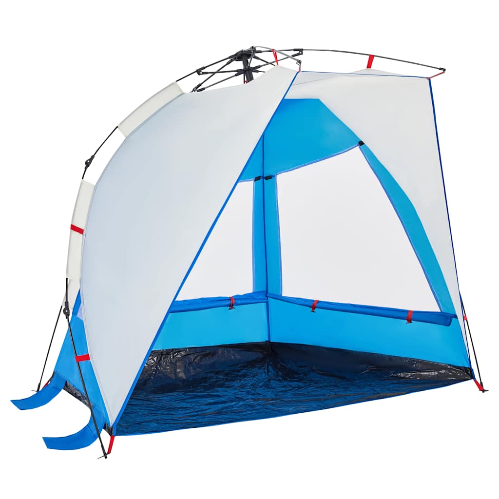 Beach Tent 2 Persons Azure Blue Quick Release Waterproof