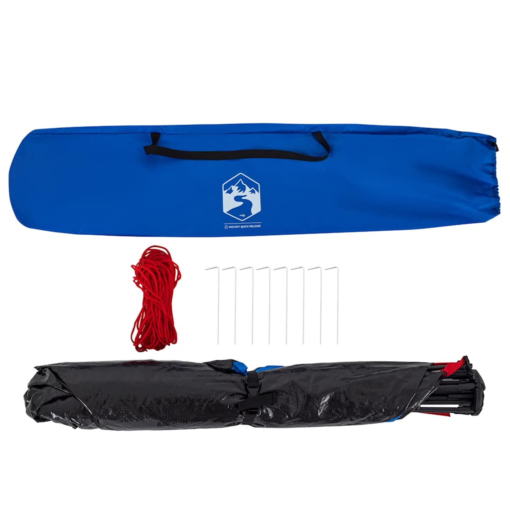 Beach Tent 2 Persons Azure Blue Quick Release Waterproof