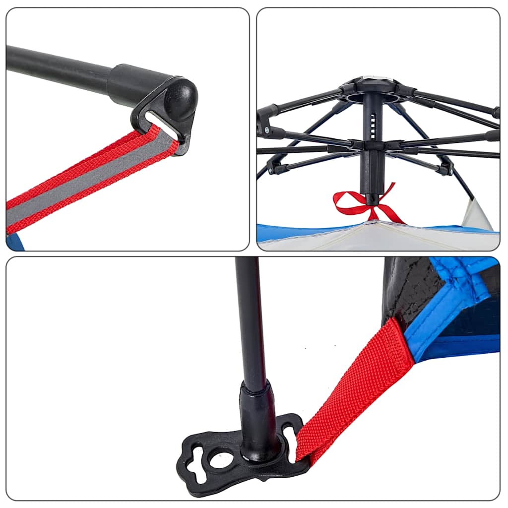 Beach Tent 2 Persons Azure Blue Quick Release Waterproof