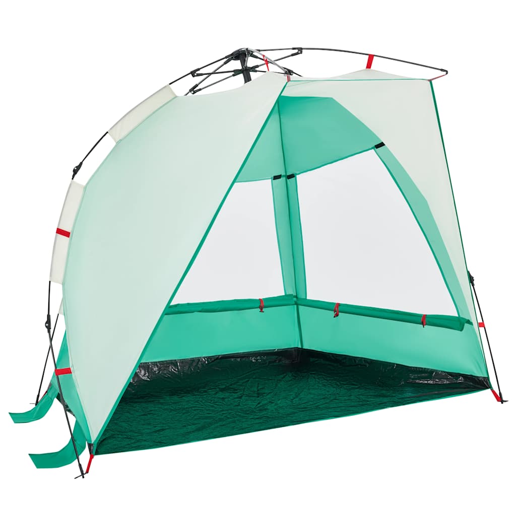 Beach Tent 2 Persons Sea Green Quick Release Waterproof