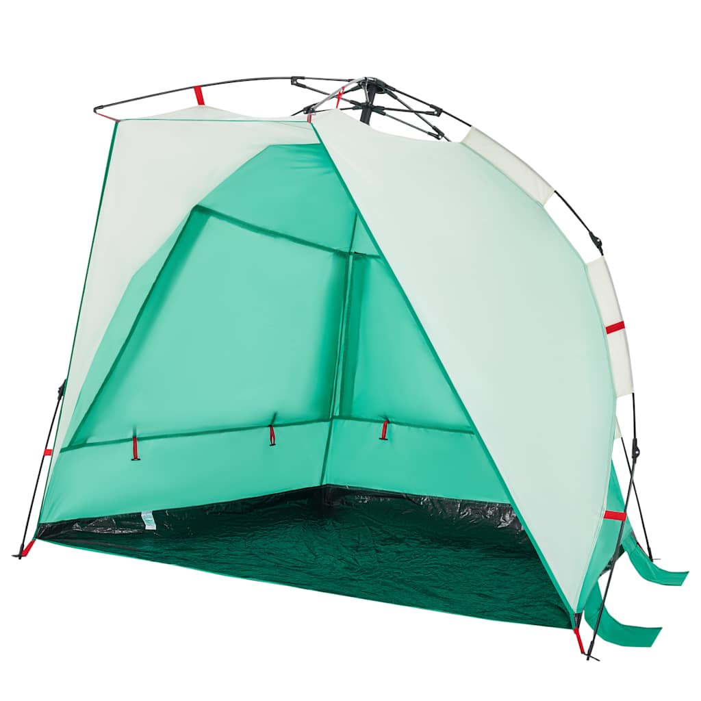 Beach Tent 2 Persons Sea Green Quick Release Waterproof