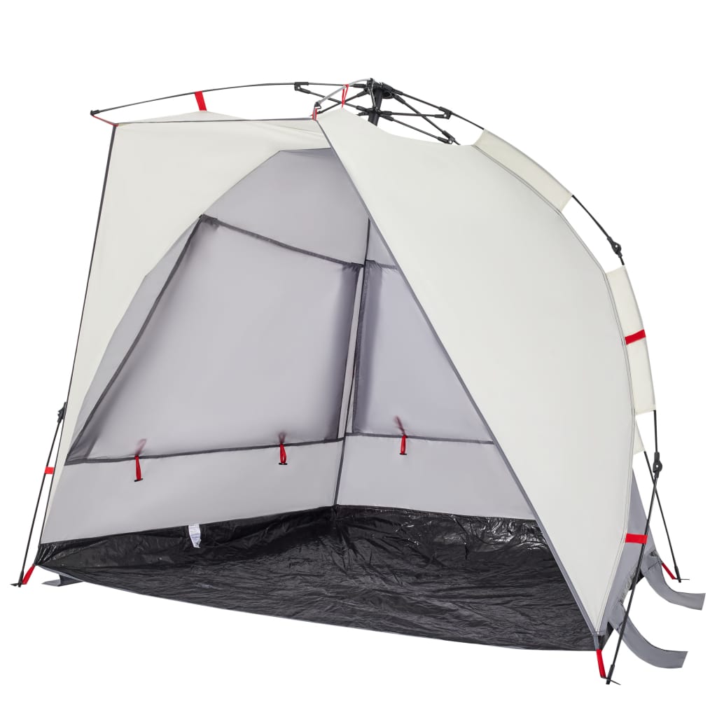 Beach Tent 2 Persons Gray Quick Release Waterproof
