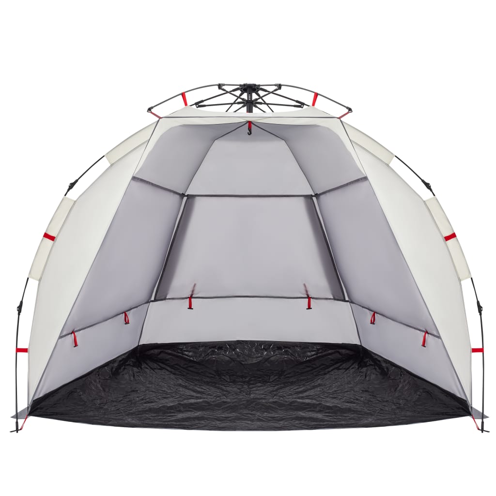 Beach Tent 2 Persons Gray Quick Release Waterproof