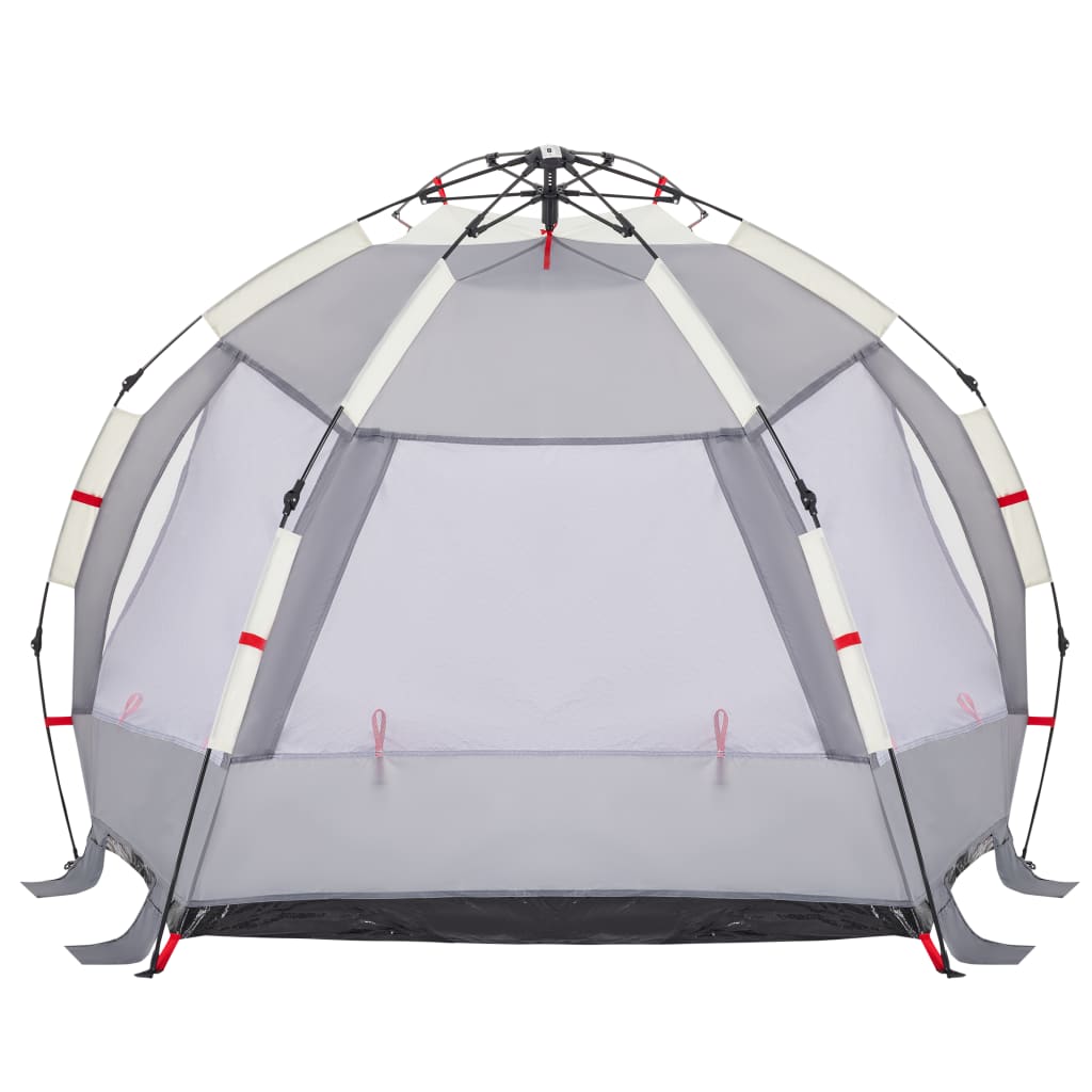 Beach Tent 2 Persons Gray Quick Release Waterproof