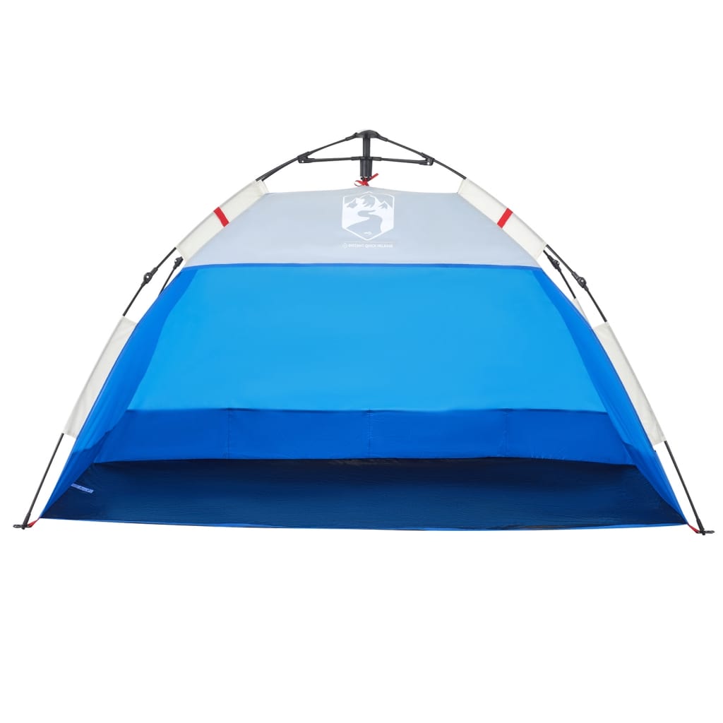 Beach Tent 2 Persons Azure Blue Quick Release Waterproof