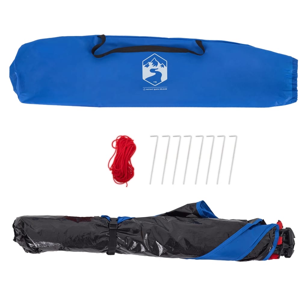 Beach Tent 2 Persons Azure Blue Quick Release Waterproof