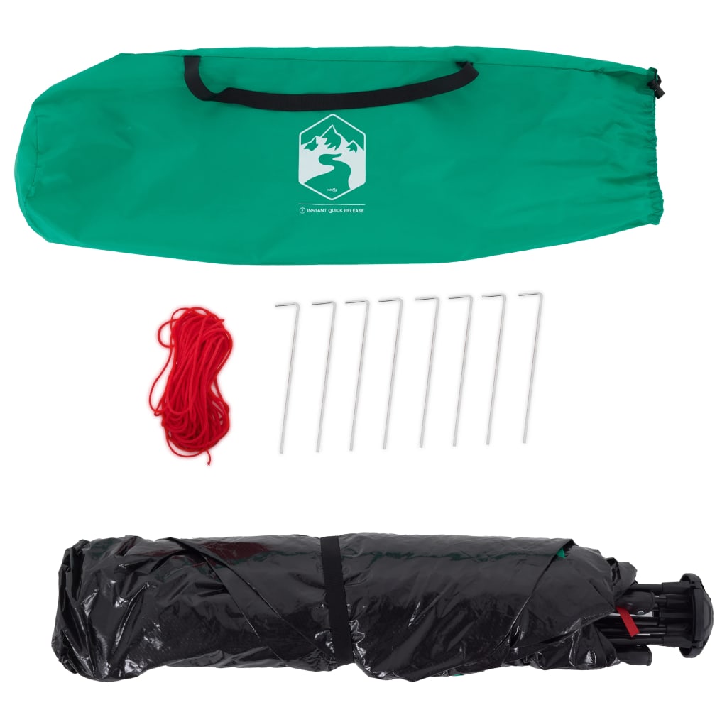 Beach Tent 2 Persons Sea Green Quick Release Waterproof