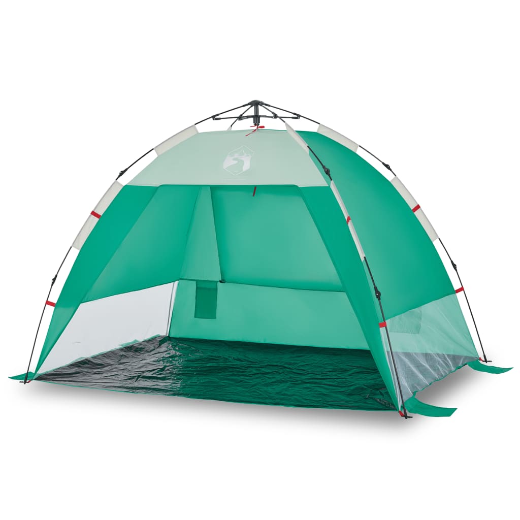Beach Tent 2 Persons Sea Green Quick Release Waterproof