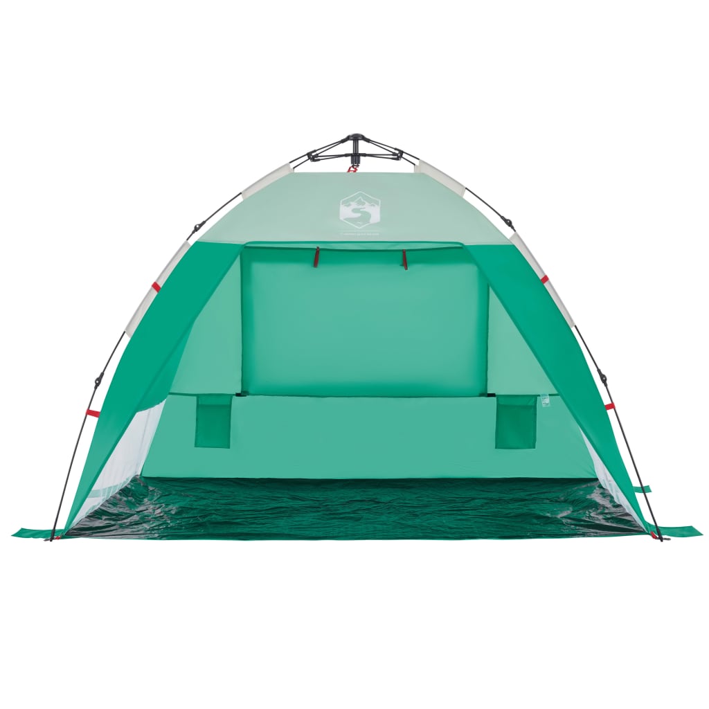 Beach Tent 2 Persons Sea Green Quick Release Waterproof