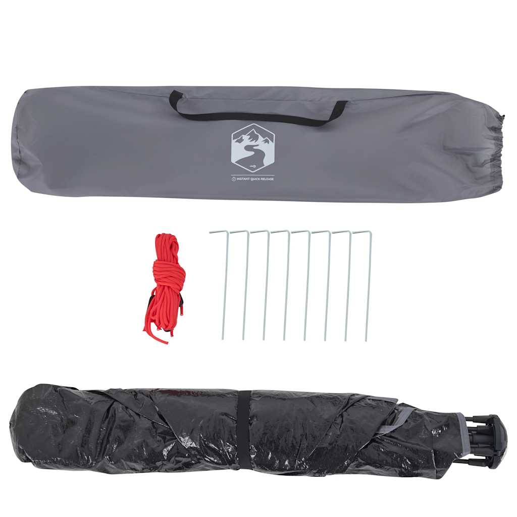 Beach Tent 2 Persons Gray Quick Release Waterproof