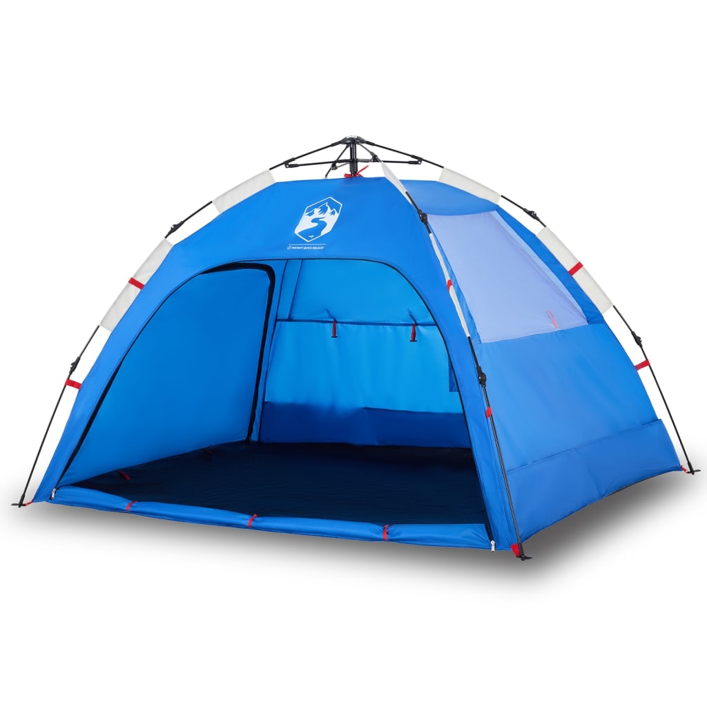 Beach Tent 2 Persons Azure Blue Quick Release Waterproof