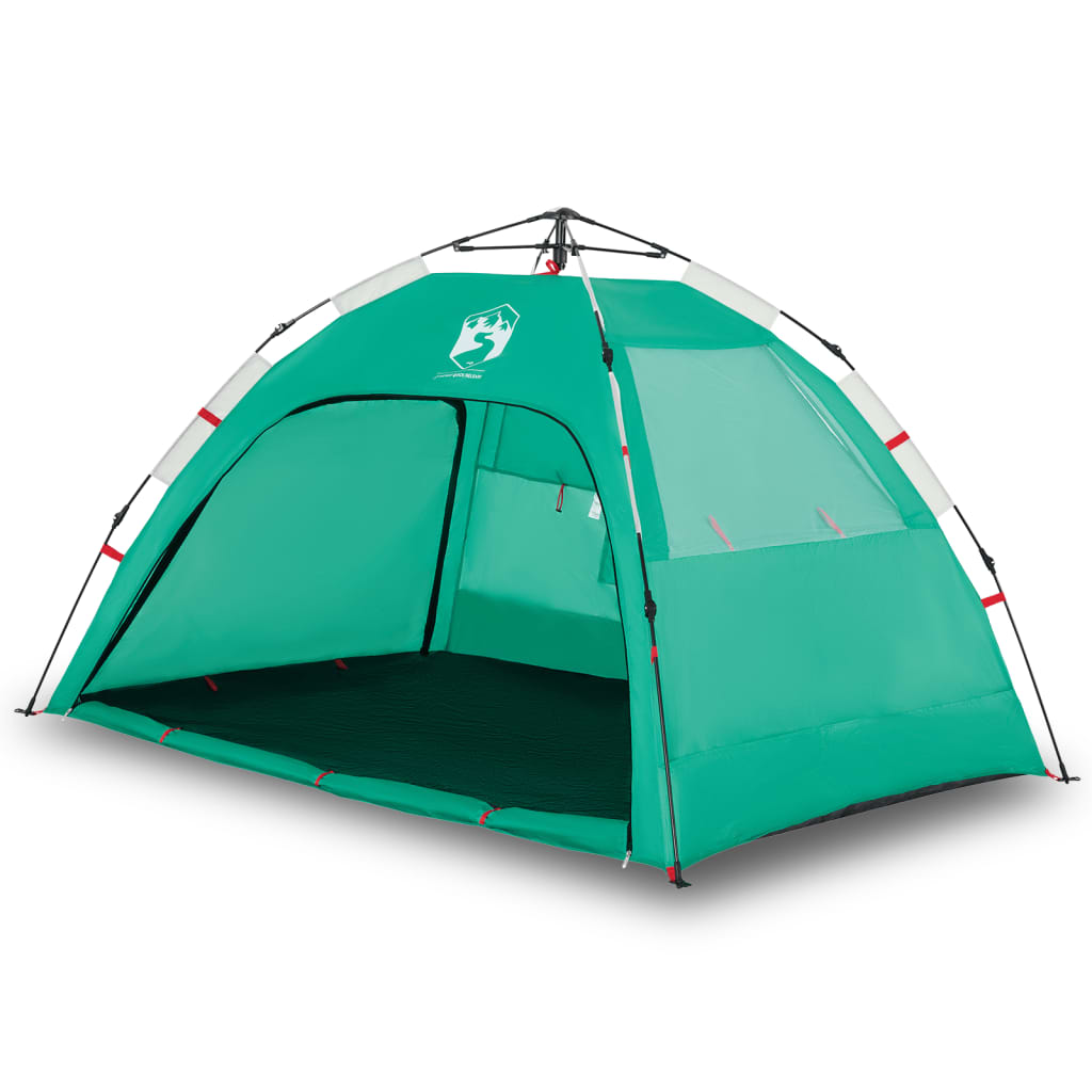 Beach Tent 2 Persons Sea Green Quick Release Waterproof
