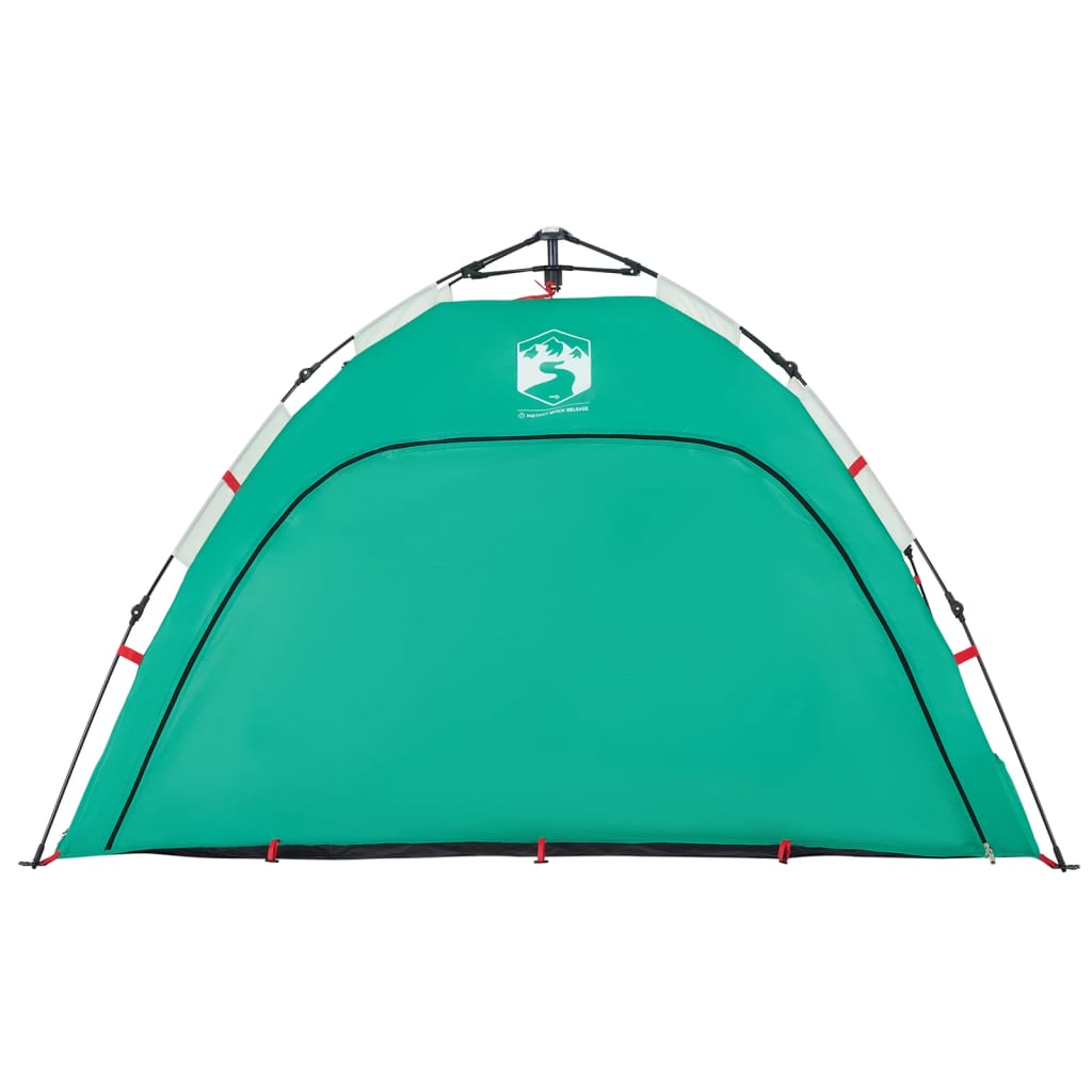 Beach Tent 2 Persons Sea Green Quick Release Waterproof
