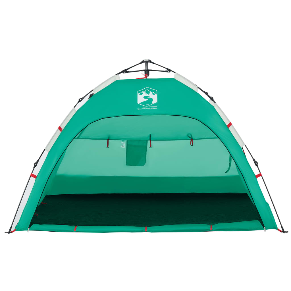 Beach Tent 2 Persons Sea Green Quick Release Waterproof