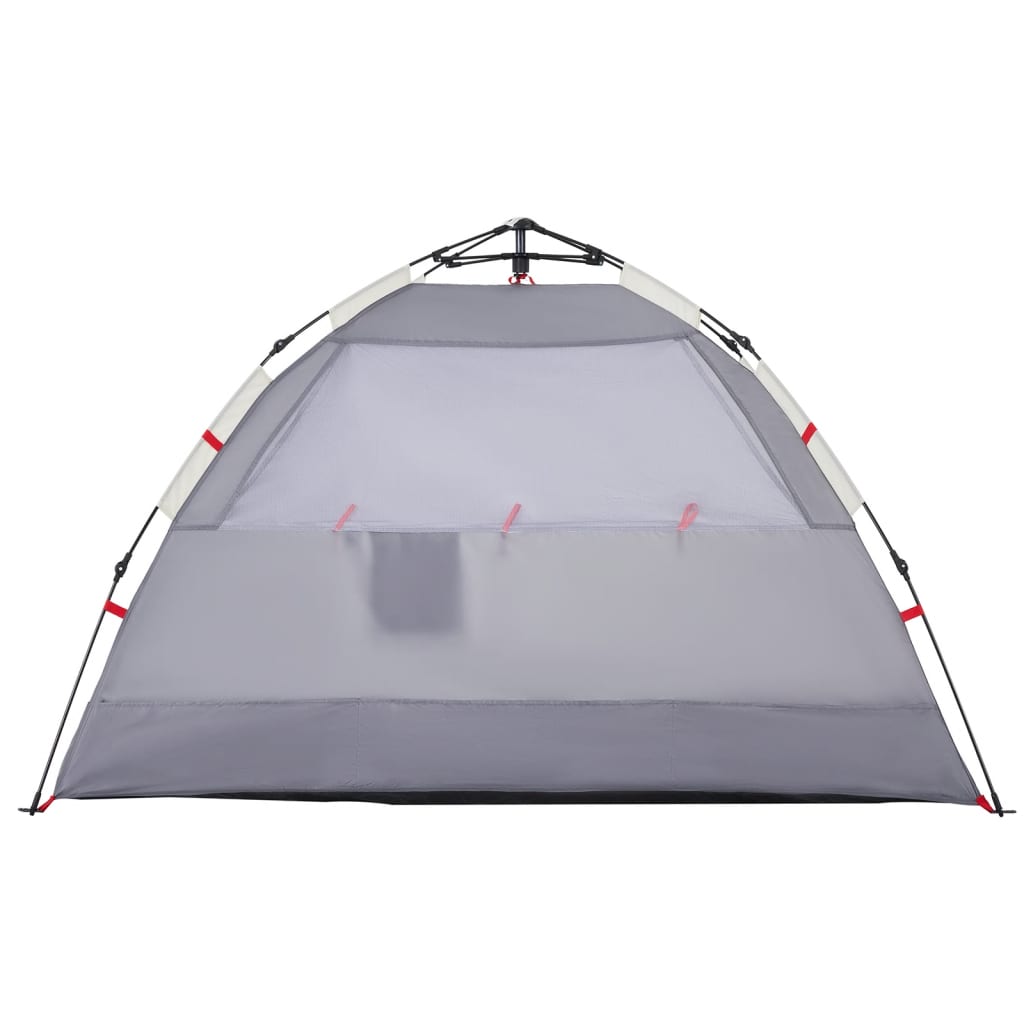 Beach Tent 2 Persons Gray Quick Release Waterproof