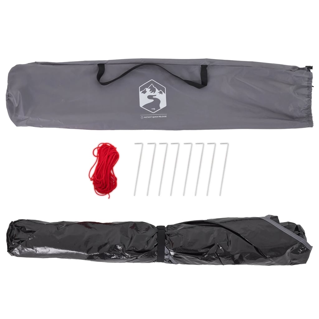 Beach Tent 2 Persons Gray Quick Release Waterproof
