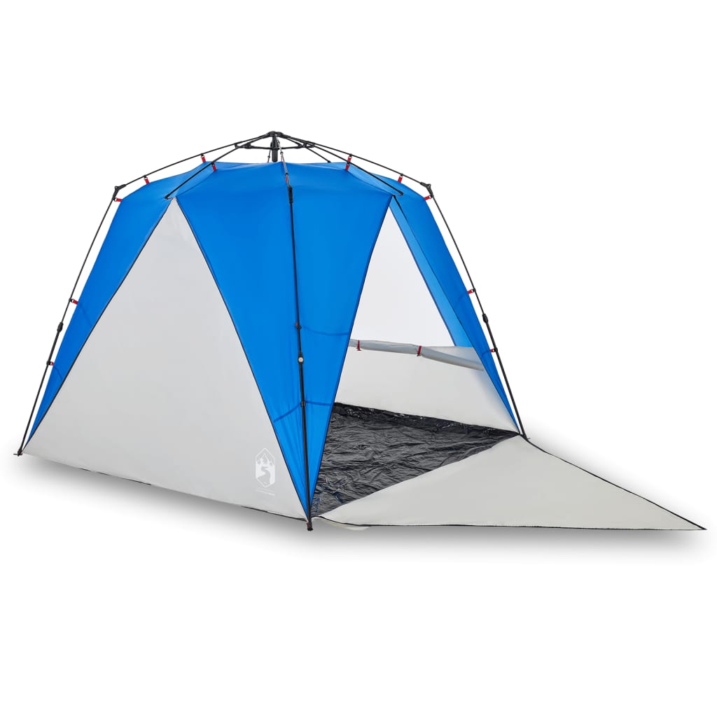 Beach Tent 4 Persons Azure Blue Quick Release Waterproof