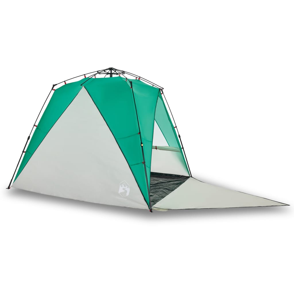 Beach Tent 4 Persons Sea Green Quick Release Waterproof
