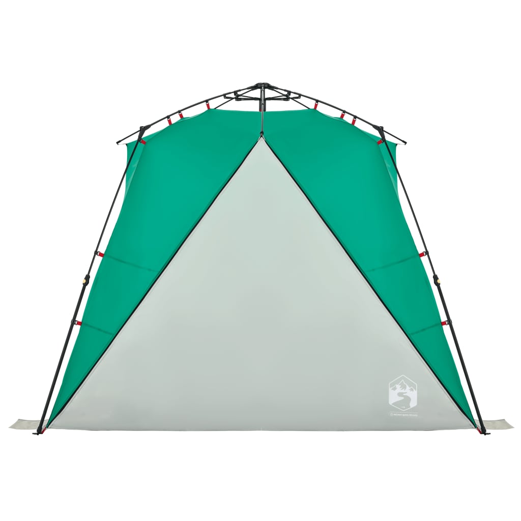 Beach Tent 4 Persons Sea Green Quick Release Waterproof