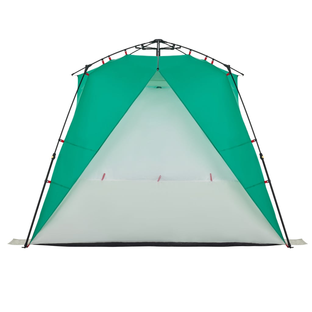 Beach Tent 4 Persons Sea Green Quick Release Waterproof