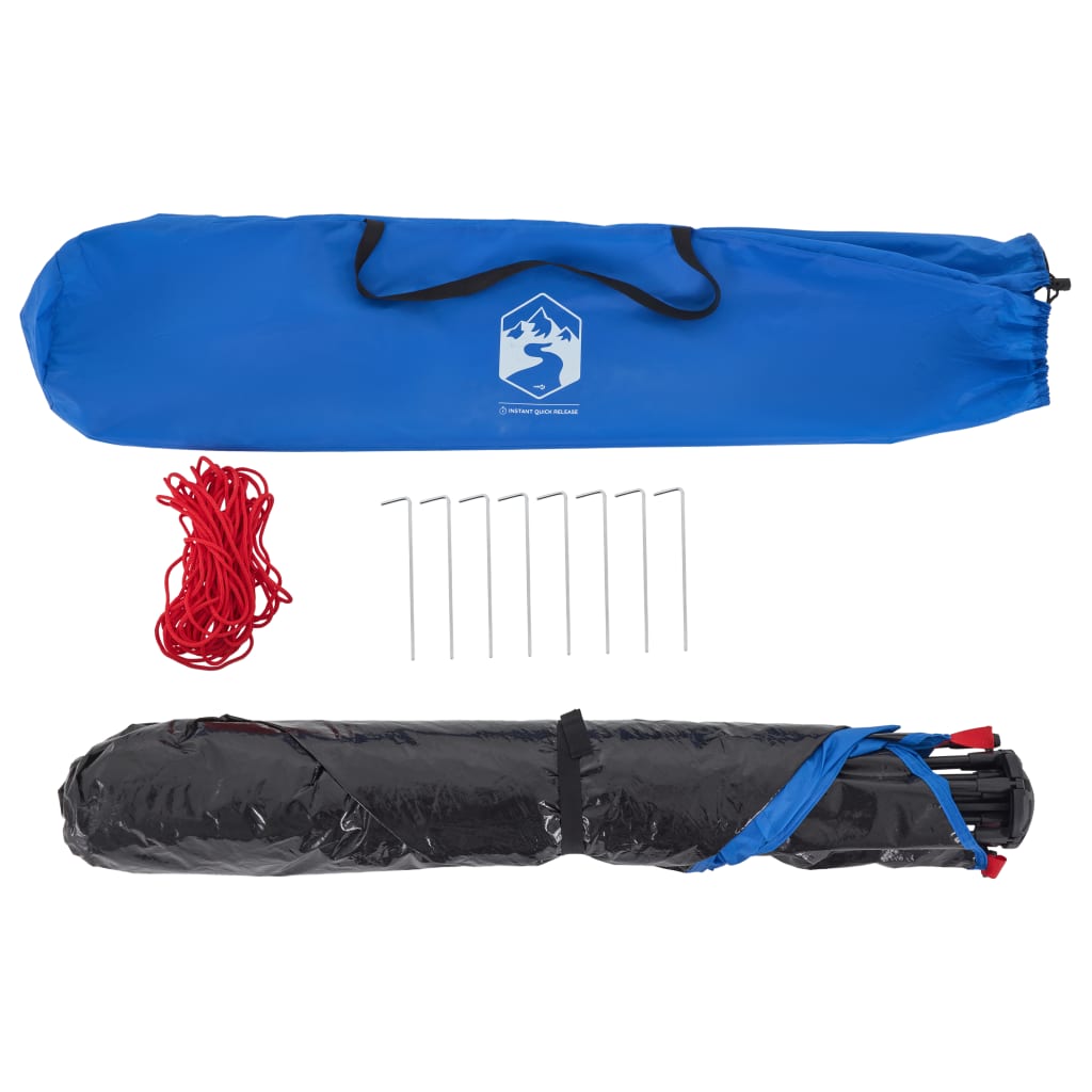 Beach Tent 2 Persons Azure Blue Quick Release Waterproof