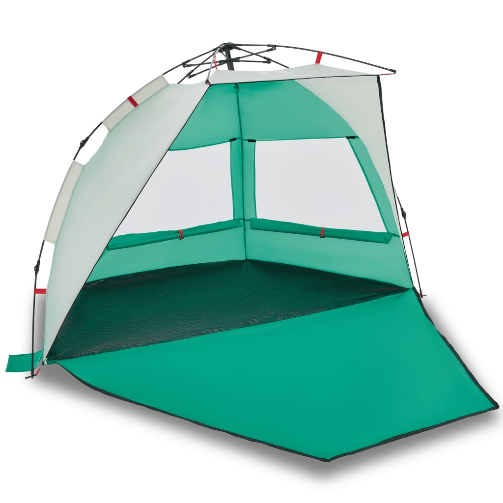 Beach Tent 2 Persons Sea Green Quick Release Waterproof