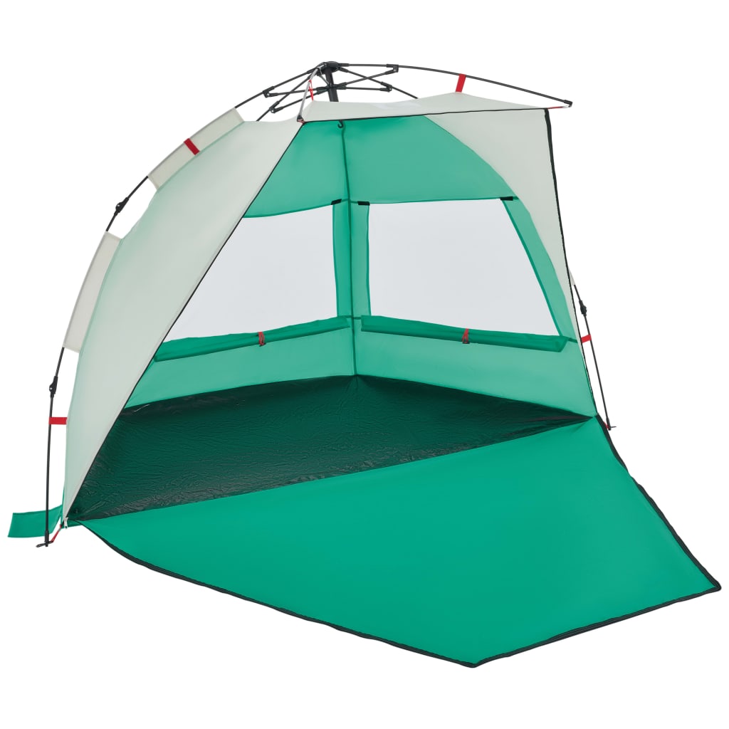 Beach Tent 2 Persons Sea Green Quick Release Waterproof