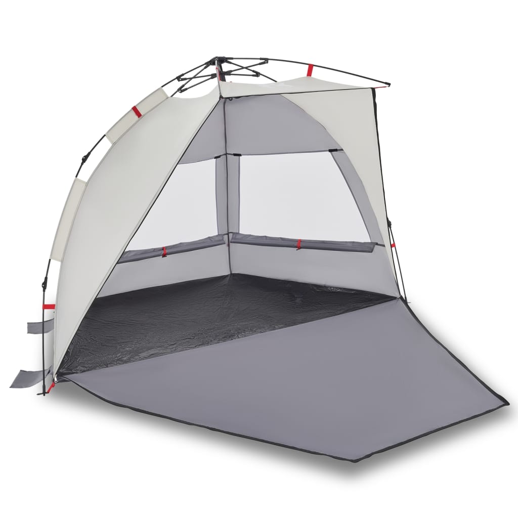 Beach Tent 2 Persons Gray Quick Release Waterproof