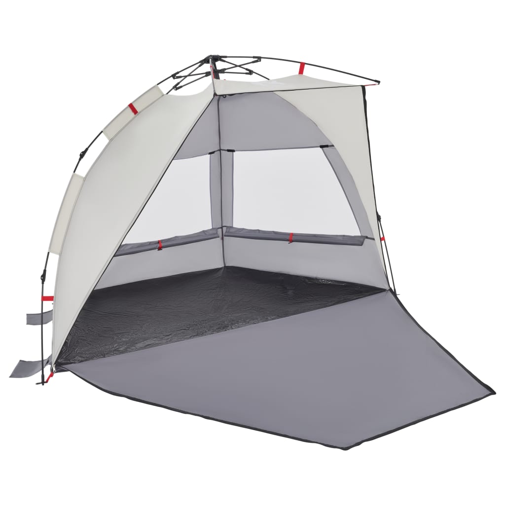 Beach Tent 2 Persons Gray Quick Release Waterproof