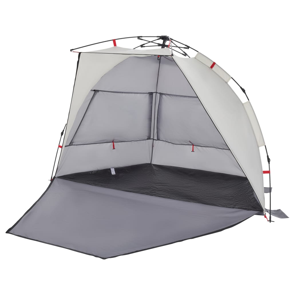 Beach Tent 2 Persons Gray Quick Release Waterproof