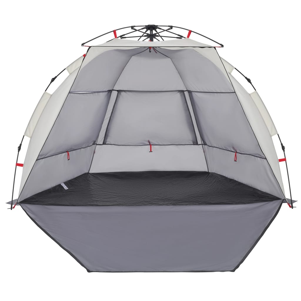 Beach Tent 2 Persons Gray Quick Release Waterproof