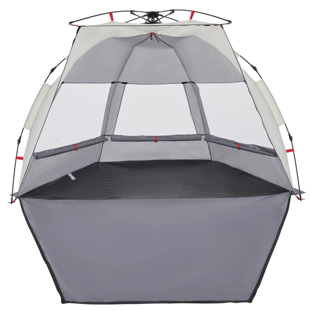 Beach Tent 2 Persons Gray Quick Release Waterproof