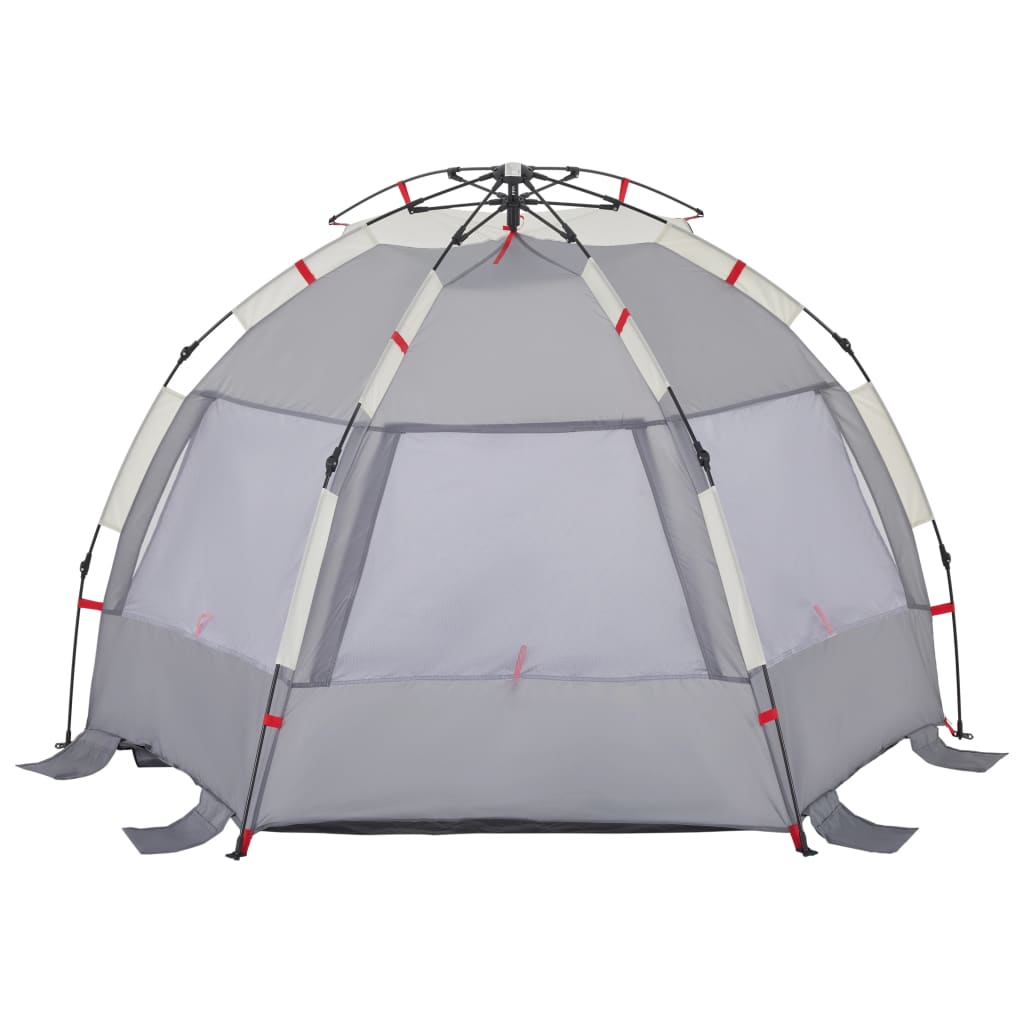 Beach Tent 2 Persons Gray Quick Release Waterproof